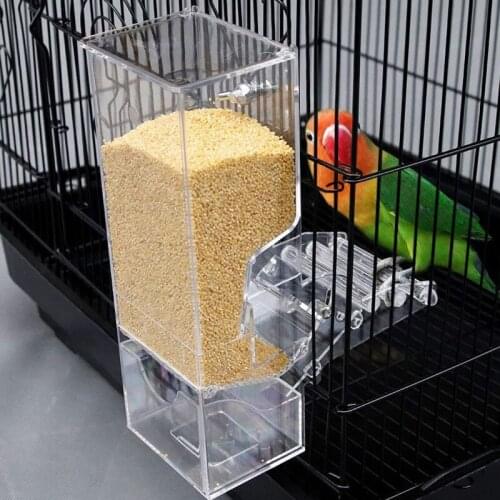 LUDA 1 Pcs Feeder Bird Automatic Feeders Bird Food Ontainer Bird Food Feeders for Pigeons Parrot Starling Pet Birds Feeding Devi