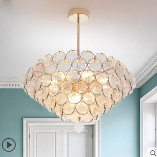 Living Room Chandelier Fashion Luxury After Modern Simple Glass Lighting Designer Creative Hotel Decoration Restaurant led lamps