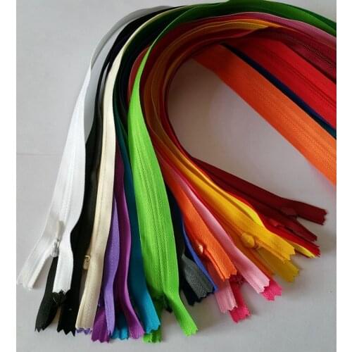 MIX 15pcs/lot 17Colors Selection Invisible zipper 60cm cushion for leaning on of zipper dress skirt zipper