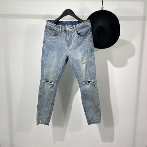 Owen Seak Men Casual Pencil Pants High Street Wear Mens Clothing England Sweatpants Preppy Autumn Winter Cross Black Pants