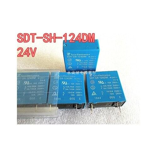 Original New Relay 5PCS/10PCS SDT-SH-112DM-12VDC SDT-SH-112DM SDT-SH-124DM SDT SH 112DM 12VDC 24VDC 4PINS 10A