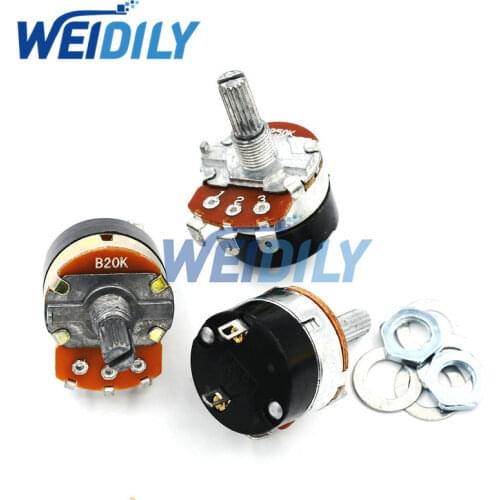 5PCS/LOT WH138-1 B20K Adjustable Resistance Speed Regulator With Switch Potentiometer WH138 20K