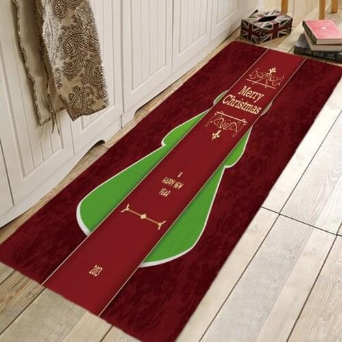 Christmas Rug 3D RUG Hallway Carpets and Rugs for Bedroom Living Room Carpet Kitchen Bathroom Anti-Slip Floor Mats 3D Mat