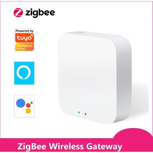 Tuya Zigbee Bridge Smart Home Zigbee Gateway Hub Remote Control Zigbee Devices Via Smart Life APP Works with Alexa Google Home