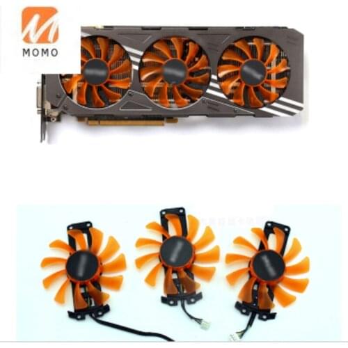 GA81S2U 12V 0.38A 4Wire 4Pin VGA Fan For GTX 980-4GD5 AMP GTX980 Graphics Card Cooler Cooling Fan