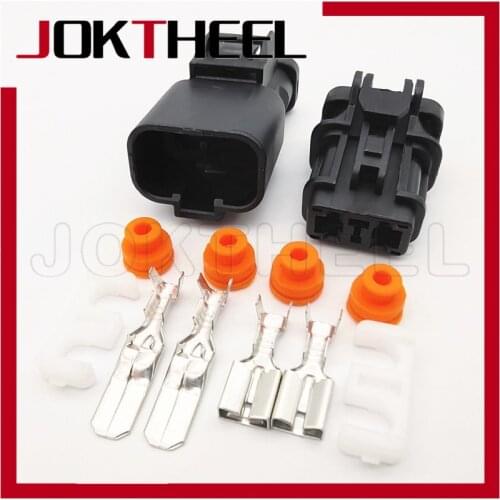 1/5/10/20 sets 2 pin male female waterproof electrical speed water temperature plug connector 7222-6423-30 7123-6423-30