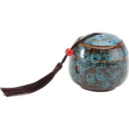 1pc Ceramic Chic Durable Decent Urn Pet Urn Funeral Casket for Animal Lovers Dogs