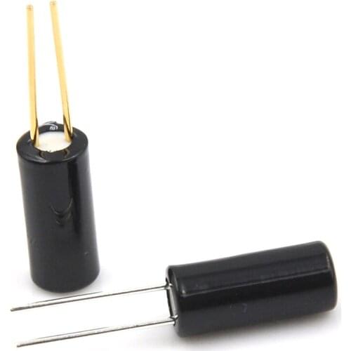 10pcs 5.2*11.5 SW-520D Tilt Shaking Position Switches SW520D Vibration Sensor Metal Ball Tilt Shaking Switch Gold/Silver Plated
