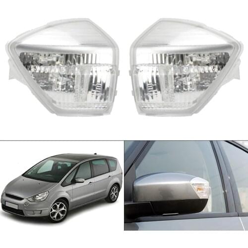 6M21-13B381-AA for Ford Kuga S-MAX C-MAX GALAXY Side Rearview Mirror Turn Signal Light Without Bulb