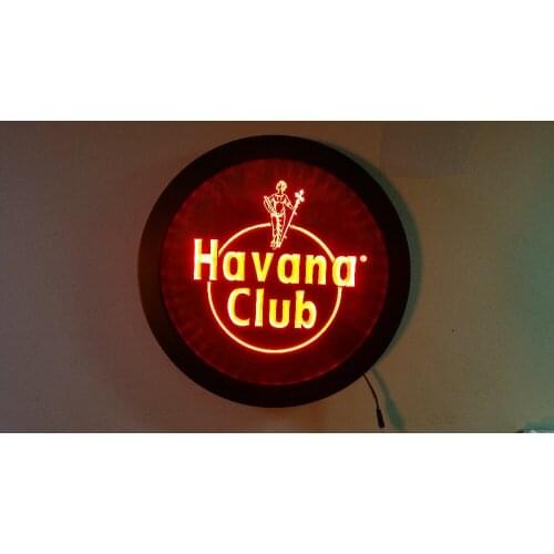 B16 Havana logo RGB led Multi Color wireless control beer bar pub club neon sign Special gift