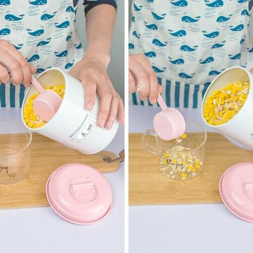 S M L 3PCS Home Storage Box Set Snacks Food Candy Jar with Lids Flour Powder Oatmeal Metal Bottles for Kitchen Container