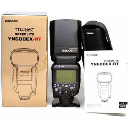 YONGNUO YN600EX-RT II GN60 2.4G Wireless HSS 1/8000s Master TTL Flash Light Speedlite for Dslr Camera Canon 600EX-RT ST-E3-RT