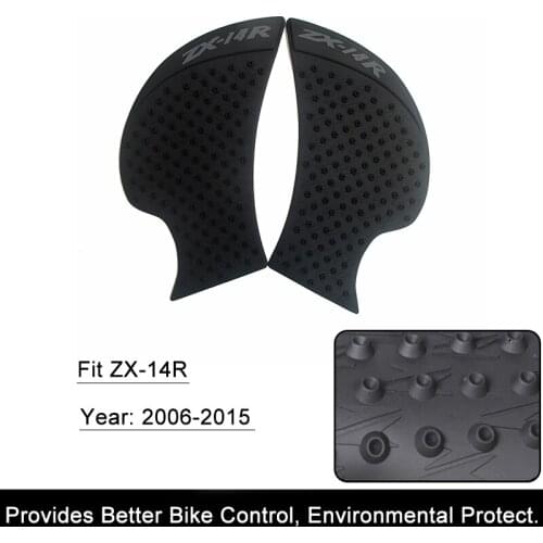 For Kawasaki ZX-14R ZX14R 2006-2015 ZX 14R Motorcycle Anti slip Tank Pad 3M Side Gas Knee Grip Traction Pads Protector Stickers