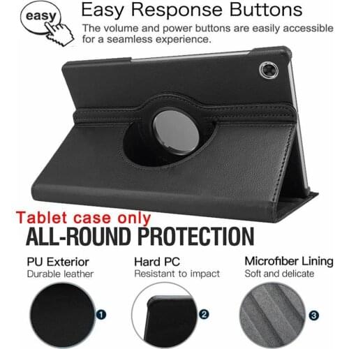 For Lenovo Tab M10 Plus TB-X606X X606F 10.3"360 Degree M10 Tab For Lenovo Cover Case Cover X606 Rotating Tablet Stand FHD P V8E5