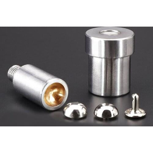Dome Rivet Molds Die for Metal Press Snap Fastener Buttons Rivet DIY Leather Clothing Belt,Snap Buttons Die