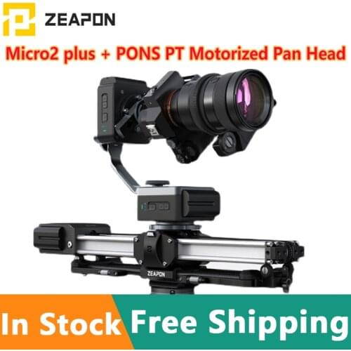 ZEAPON PONS Motorized Pan Head The Horizontal Load Up To 50 kg Single Axis Double Axis Linkage