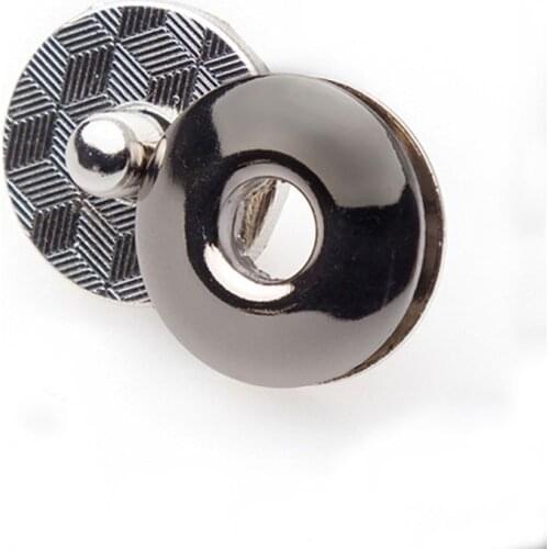 17x2mm Metal Magnetic Snaps Rivets Stud Closure Clasp Buttons Fastener Press Buckle for DIY Lady Purse Wallet Handbag Clothes