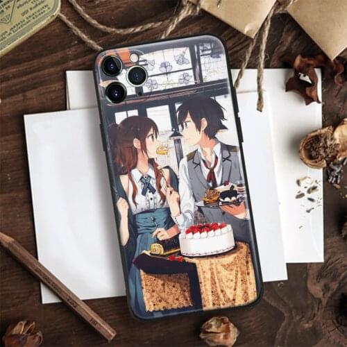 Horimiya Anime Kyouko Izumi Soft Silicone Glass Phone Case Cover Shell For iPhone SE 6 6s 7 8 Plus X XR XS 11 12 Mini Pro Max