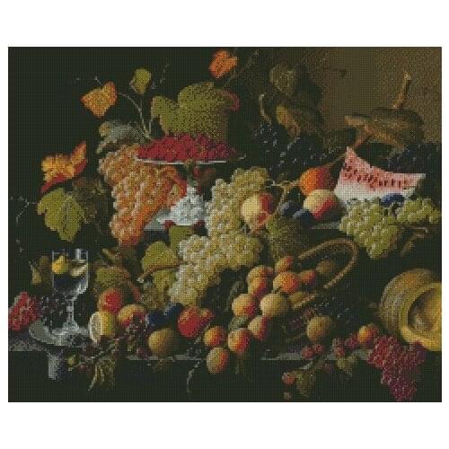 New Embroidery Counted Cross Stitch Kits Needlework Crafts 14 ct DMC DIY Arts Handmade Decor - Fruit
