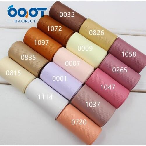 OOOT BAORJCT 173241 , 50mm Solid Color Grosgrain Ribbon 10 yards , DIY handmade clothing accessories , Jewelry & Accessories