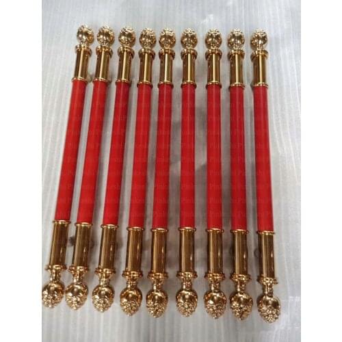 Wholesale building hardware gold color with wood material glass door/sluminum door/wooden door wood handles