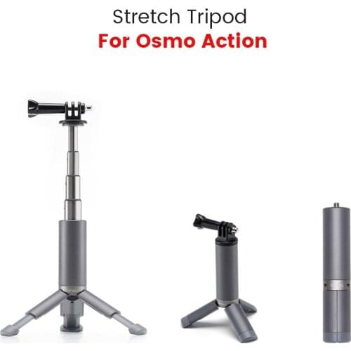 CYNOVA OSMO ACTION Extend Foldable Mini Tripod for OSMO ACTION Travel Tripod Bracket Gimbal Tripod OSMO Camera Accessories