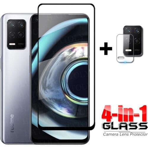 Glass on Realme Q3 5G Full Cover Tempered Glass For Oppo Realme Q3 Q3i 5G Screen Protector Camera Protective Glass Realme Q3 5G
