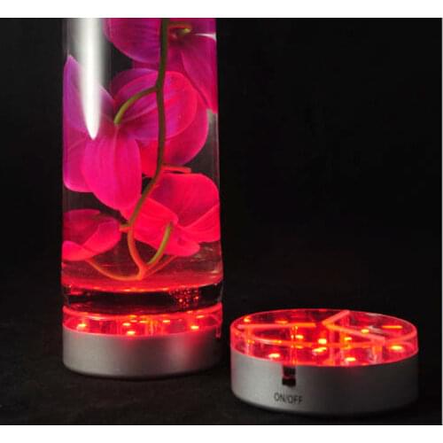 LED Glass Smoking Shisha Hookah Light base with remote control 16 colors for DJ Disco Bar KTV evening holiday party decoration