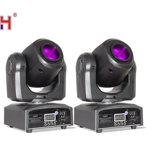 Moving Head LED 10W Mini Spot Mobile Light DMX DJ 7 Gobos Effect For Disco Party Show Nightclub