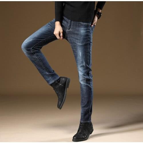 Thoshine Men Skinny Jeans