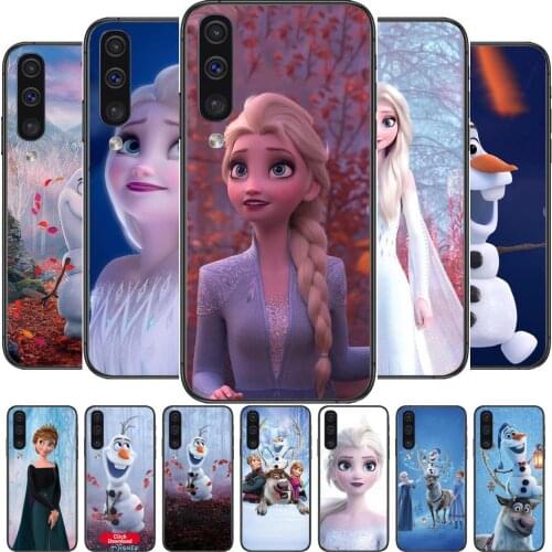 Frozen Phone cover hull For SamSung Galaxy S 8 9 10 20 21 S30 Plus Edge E S20fe 5G Lite Ultra black soft