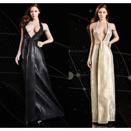 In stock VSTOYS 1/6 19XG52 goddess evening dress doll evening dress skirt 12 inches woman doll/doll available non-human supplies