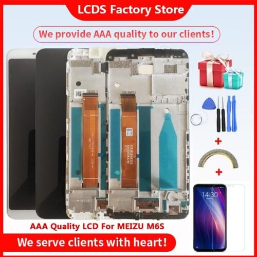 5.7" AAA Quality LCD For MEIZU M6s Lcd With Frame Display Screen Touch Screen For MEIZU M6s LCD Display Screen