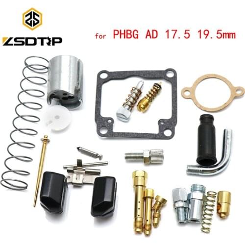 ZSDTRP Carburetor PHBG AD 17.5mm 19.5mm Repair Kit for Dellorto PHBG Motorcycle Spare Parts Accessories