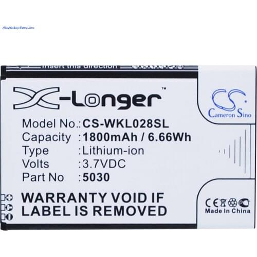 Cameron Sino 1800mAh Battery 5030 for Wiko LENNY 2, Lenny 3