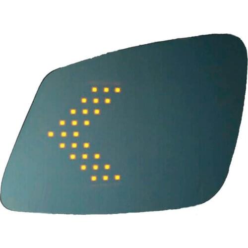 Led Dynamic Signal Side Mirror Anti Fog Heated Rear View Blue Glass Spare Parts for F48 F30 F10 F20 X1 1 3 5 7 series