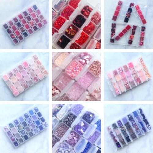 DIY handmade sequins loose beads clothing accessories accessories imports sequins bead tubes mix and match