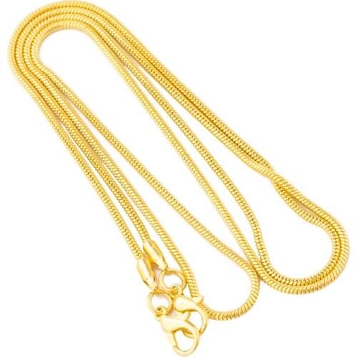2021 Custom Fashion Copper Stainless Steel Snake Chain Daily Necessities