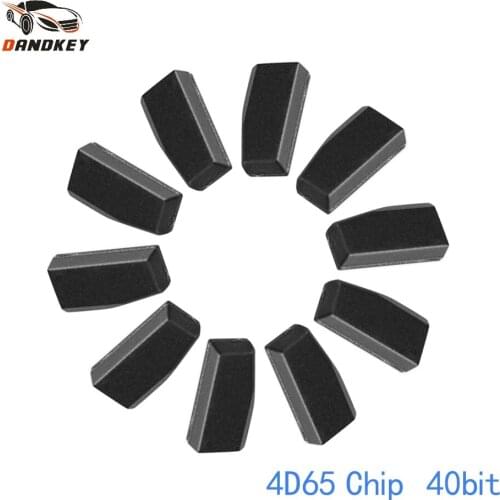 Dandkey 10X Transponder Immobilizer TP27 4D65 ID65 Chip Carbon 40Bit Suitable For Suzuki Car Blank Key Remote Key Chip