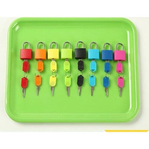 Wooden Toys Infant Colorful Lock Set Preschool Children Learning & Education Puzzle Toys Best Birthday Gift 2021 Hot Sale