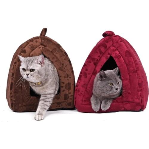 Free Shipping Dog Pet Bed House Soft Dog Kennel Lovely Soft Pet Products Pet House Cute Animal House