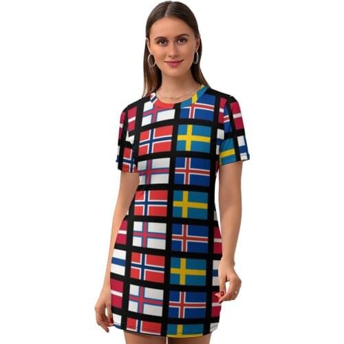 HurryLazy Short Sleeve Dresses