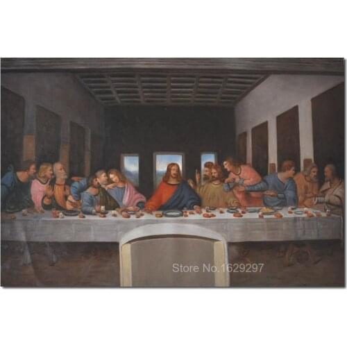 Portrait Woman painting Leonardo Da Vinci The Last Supper Leonardo Da Vinci handmade High quality