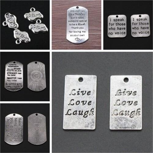 Malzahar I Speak For Those Who Have No Voice Charms diy jewelry bracelet charms for jewelry making kit accessories