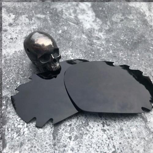 Firtox True Polarized Enhanced Replacement Lenses for-Oakley Jawbone Vented Sunglass (Lens Only)-Black Dark Grey