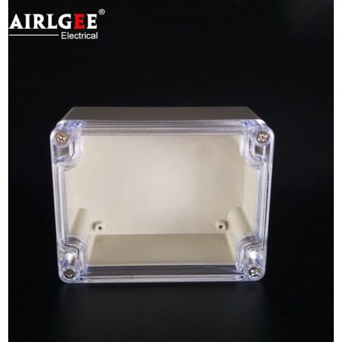 115 x 90 x 55mm Transparent Cover ABS Plastic Waterproof Sealed Box Dustproof IP65 electrical Junction Enclosure Connector