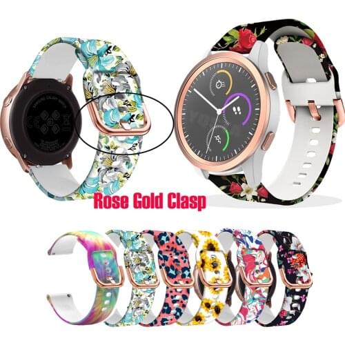 For Garmin 245 645 Strap Official Button Silicone Watchband Strap For Forerunner 245M/645/Vivoactive 3 4/Venu/Venu SQ Bracelet