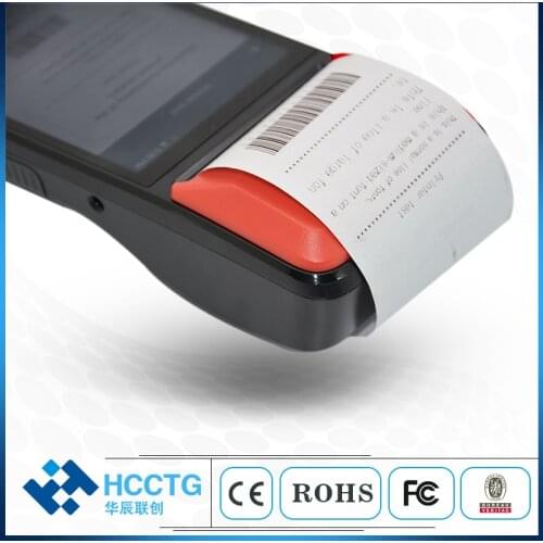 Hanheld Android POS Terminal with Thermal Printer for Chile Tickect Invoice Printing Support Google Play Store R330