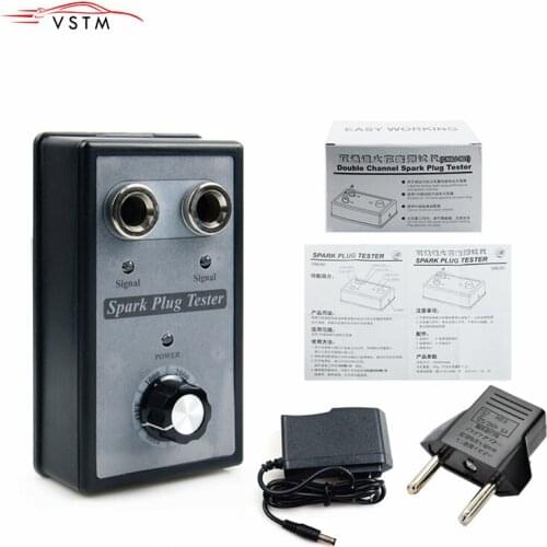 2020 Hot Selling Car Spark Plug Tester with Adjustable Double Hole Detector Ignition Plug Analyzer