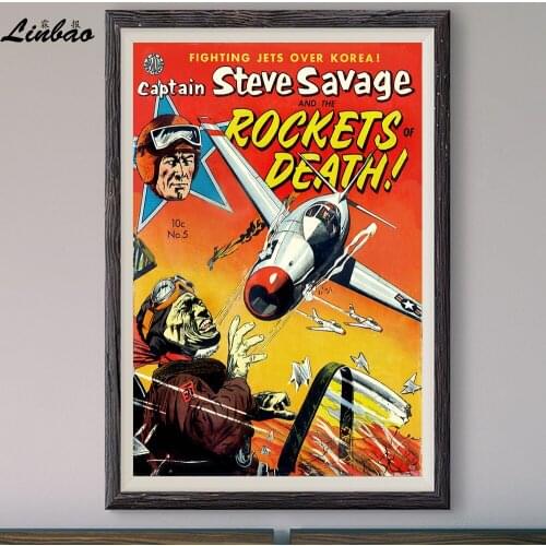 V100 1952 Steve 'Silly' Savage! Vintage Classic Movie Custom Silk Poster Home Deco Wall Art Christmas Gift